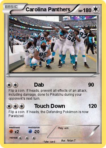 Pokemon Carolina Panthers