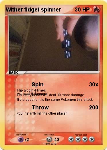 Pokemon Wither fidget spinner