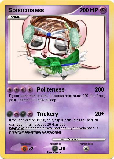 Pokemon Sonocrosess