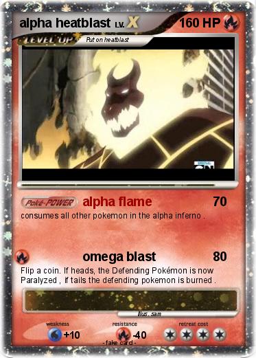 Pokemon alpha heatblast