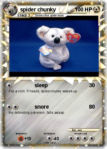 Pokemon spider chunky