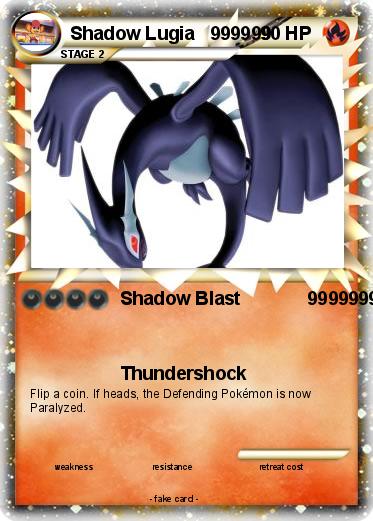 Pokemon Shadow Lugia   999999