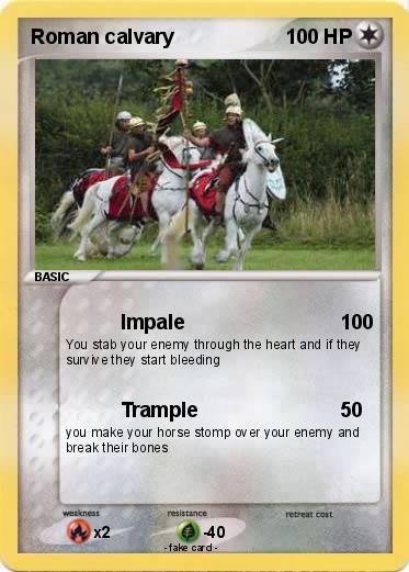 Pokemon Roman calvary