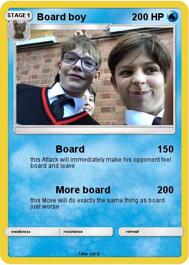 Pokemon Board boy