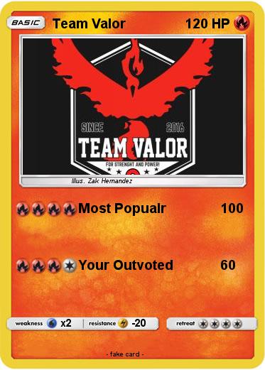 Pokemon Team Valor