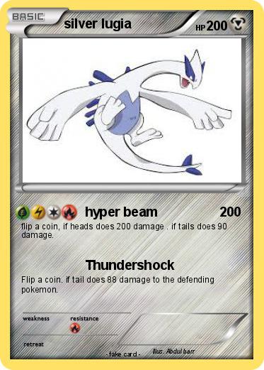 Pokemon silver lugia
