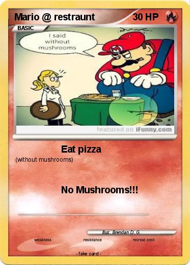 Pokemon Mario @ restraunt