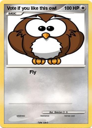Pokemon Vote if you like this owl