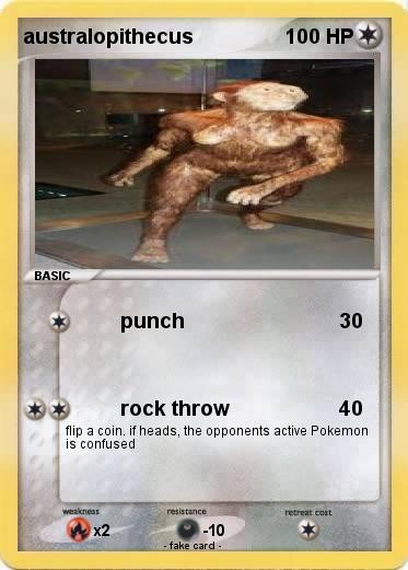 Pokemon australopithecus Pokemon australopithecus