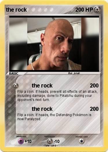 Pokemon the rock