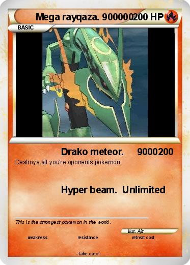Pokemon Mega rayqaza. 900000