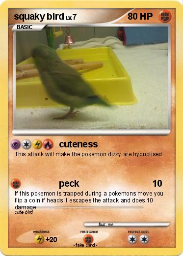 Pokemon squaky bird
