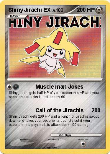 Pokemon Shiny Jirachi EX