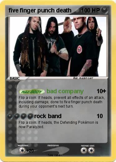 Pokemon five finger punch death