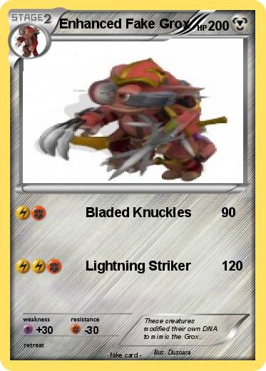 Pokemon Enhanced Fake Grox