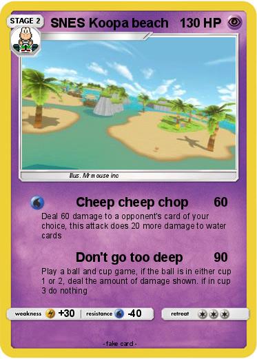 Pokemon SNES Koopa beach