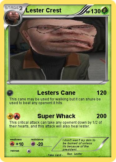 Pokemon Lester Crest