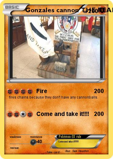 Pokemon Gonzales cannon THE REAL ONE