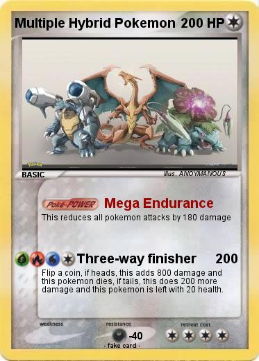 Pokemon Multiple Hybrid Pokemon