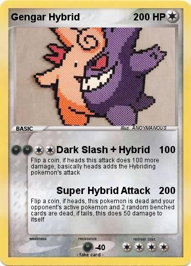 Pokemon Gengar Hybrid