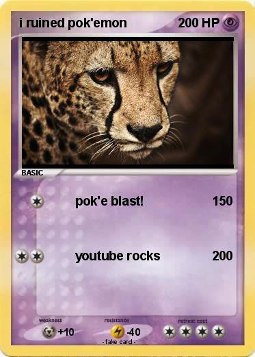 Pokemon i ruined pok'emon