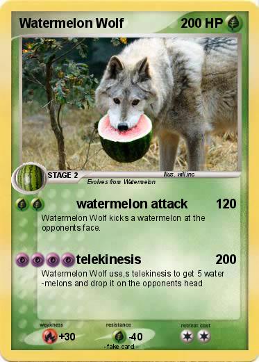 Pokemon Watermelon Wolf