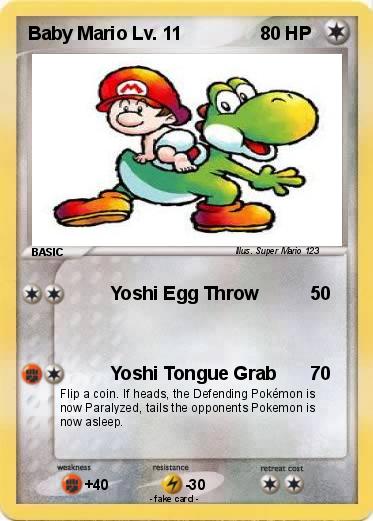 Pokemon Baby Mario Lv. 11