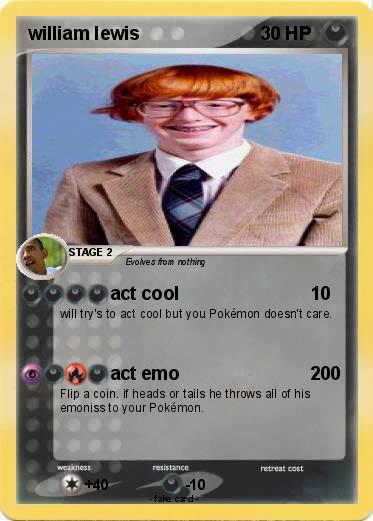 Pokemon william lewis