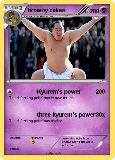 Pokemon browny cakes