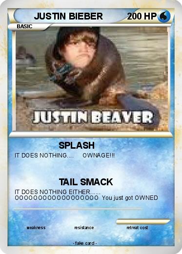 Pokemon JUSTIN BIEBER