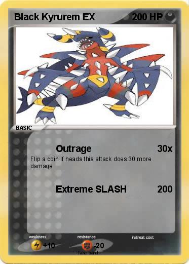 Pokemon Black Kyrurem EX