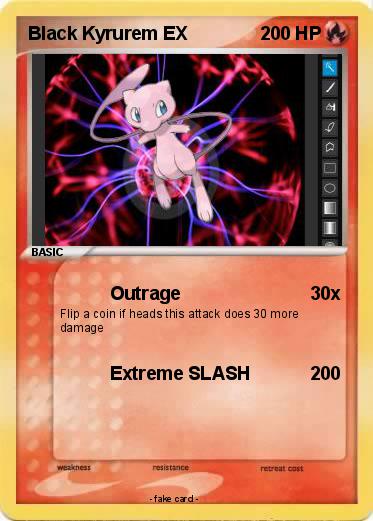 Pokemon Black Kyrurem EX