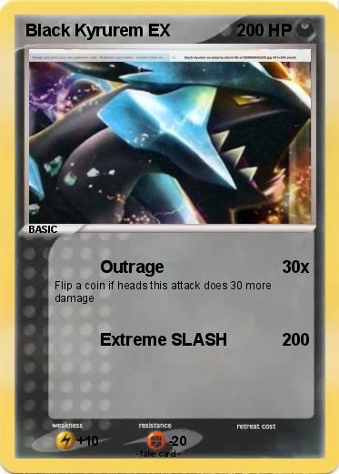Pokemon Black Kyrurem EX