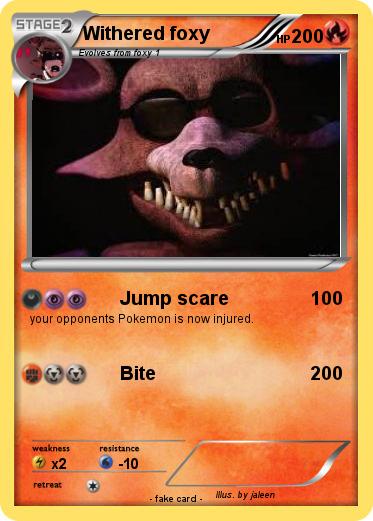 Pokemon Withered foxy
