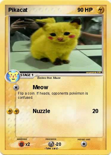 Pokemon Pikacat