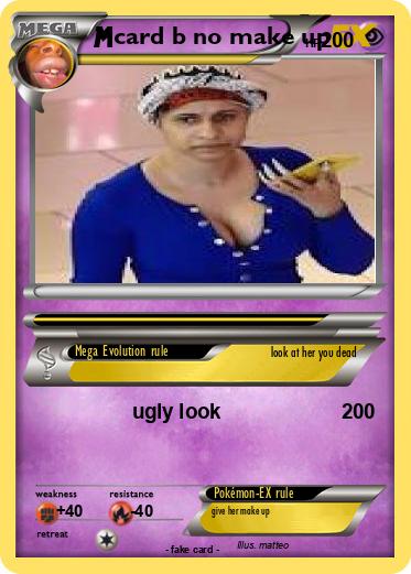 Pokemon card b no make up