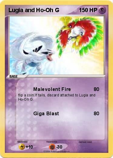 Pokemon Lugia and Ho-Oh G