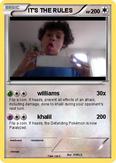 Pokemon IT'S THE RULES