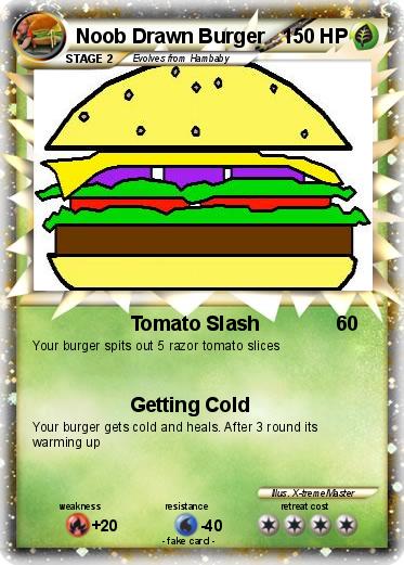 Pokemon Noob Drawn Burger