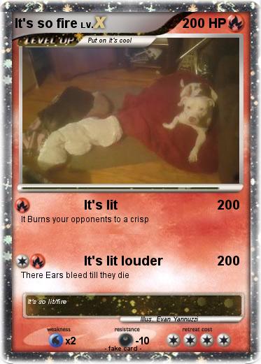 Pokemon It's so fire