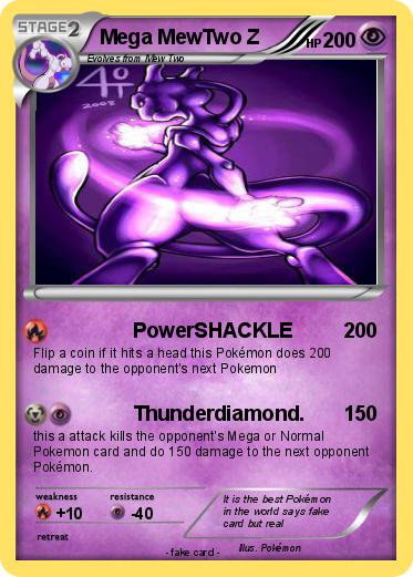 Pokemon Mega MewTwo Z