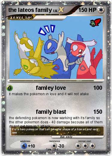 Pokemon the lateos family