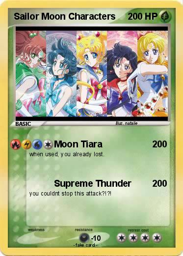 Pokemon Sailor Moon Characters