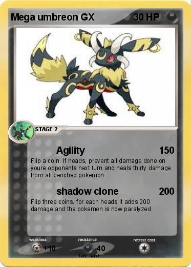 Pokemon Mega umbreon GX