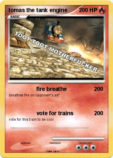 Pokemon tomas the tank engine