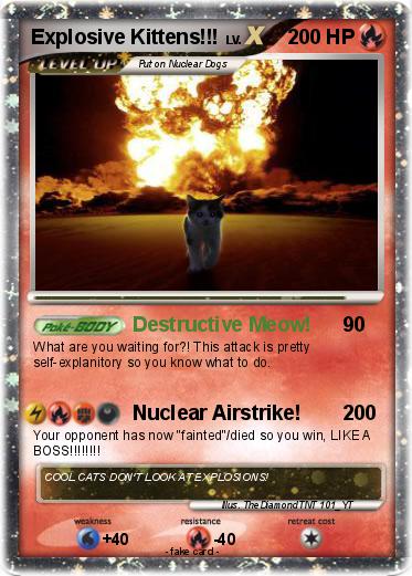 Pokemon Explosive Kittens!!!