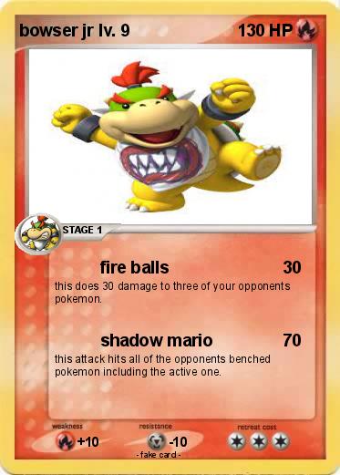 Pokemon bowser jr lv. 9