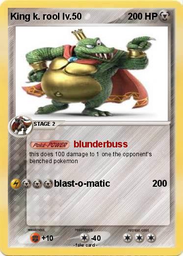 Pokemon King k. rool lv.50