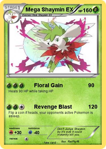 Pokemon Mega Shaymin EX