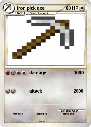 Pokemon iron pick axe